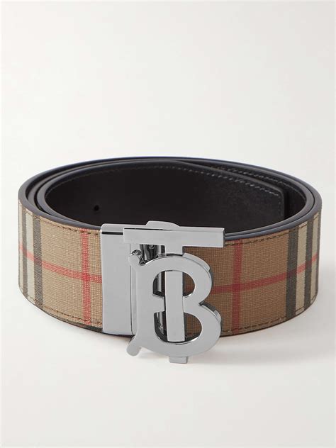 burberry men's brown belt|vintage Burberry belt men.